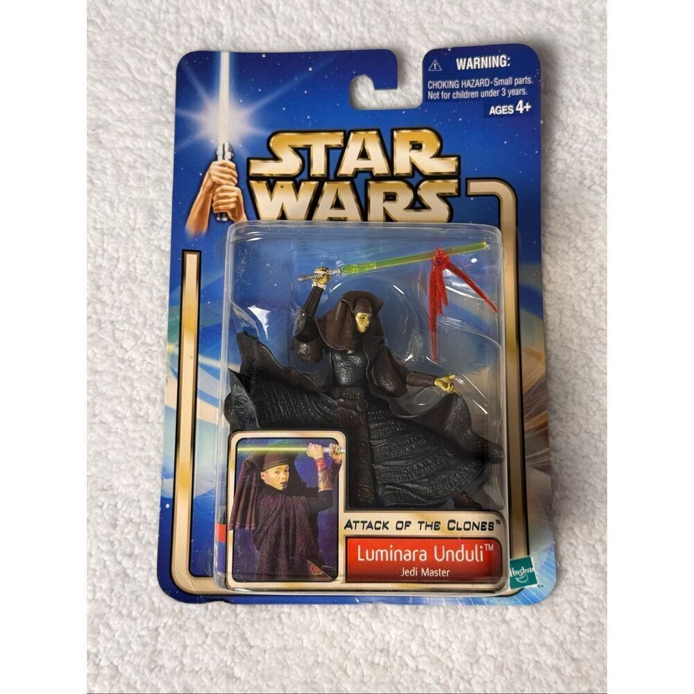 Star Wars: Episode II - Attack of the Clones Luminara Unduli Jedi Master Action